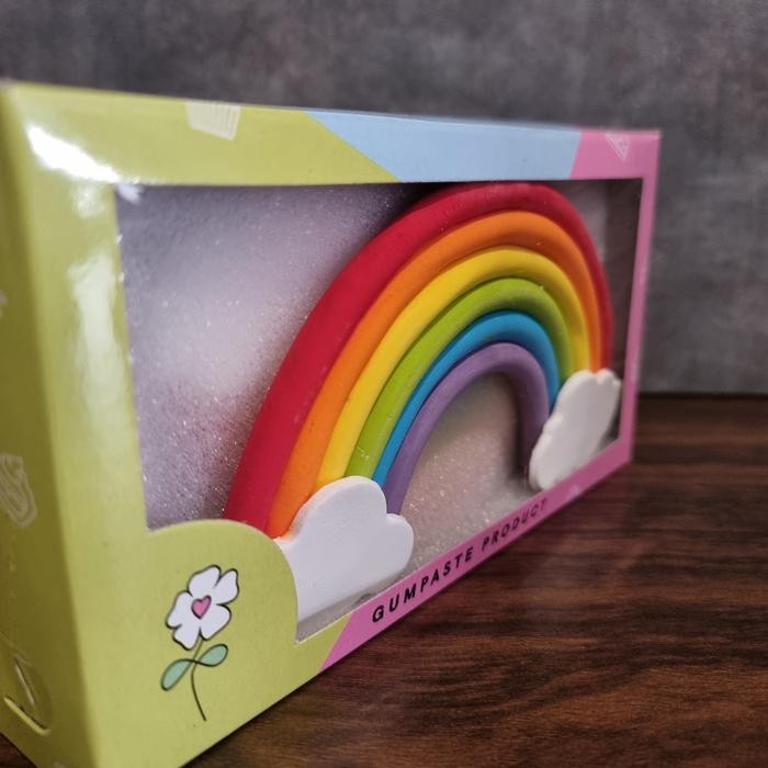 

Gumpaste rainbow L / gula gumpaste pelangi L isi 2 perpack