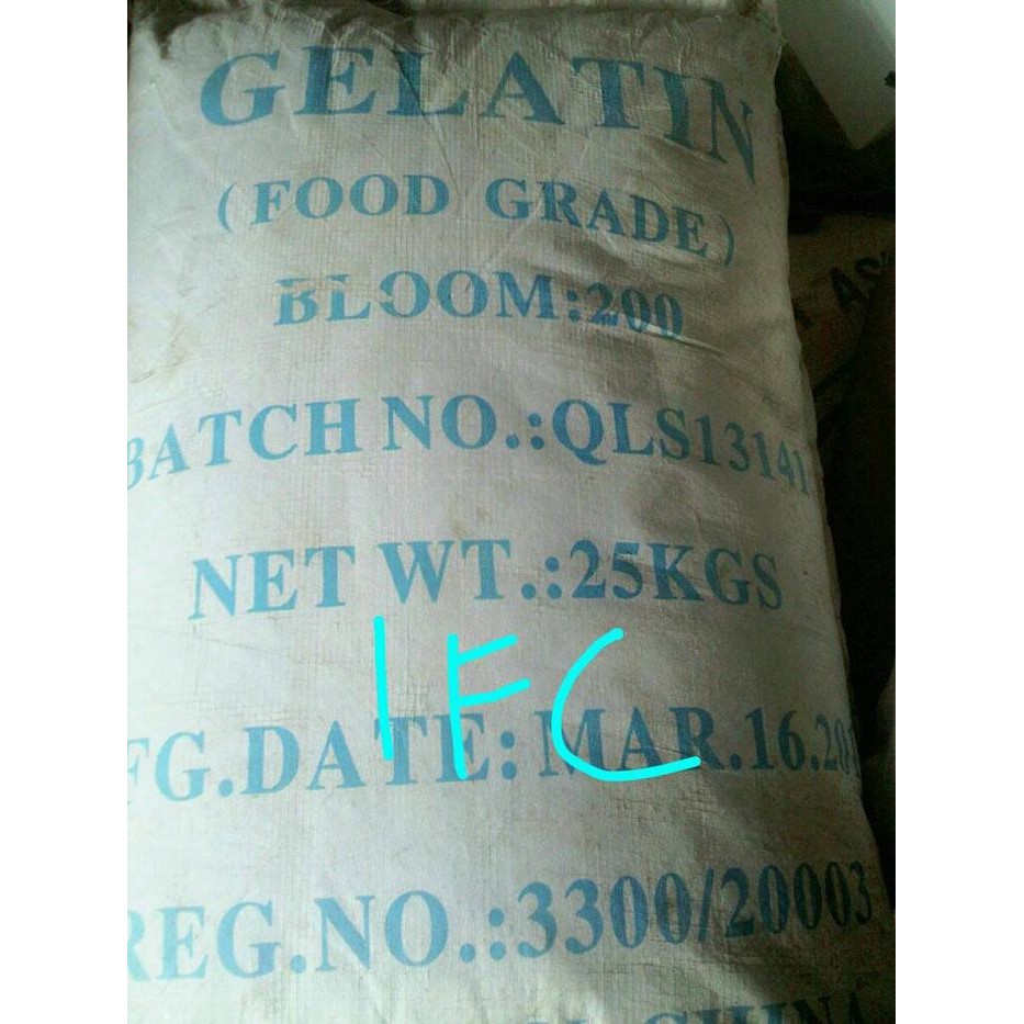 

Gelatine kemurnian 100 tanpa campuran filler, Food Grade 100gr
