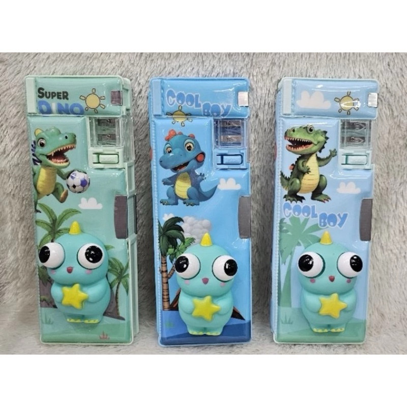 

Tempat Pensil / Kotak Pensil / Pensil Case Magnet Mata Timbul / Mata Meloto