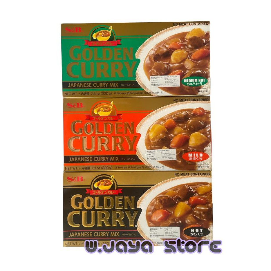 

[Best Seller] SnB Golden Curry Sauce Mix- Bumbu Saus Kari 220gr Jepang - mild
