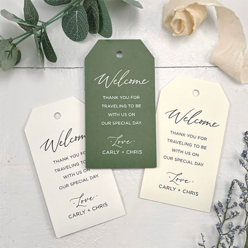 

Personalized Hotel Welcome Labels Out of Town Wedding Stickers Printed Custom Welcome Bag Labels Multiple Colors To Choose
