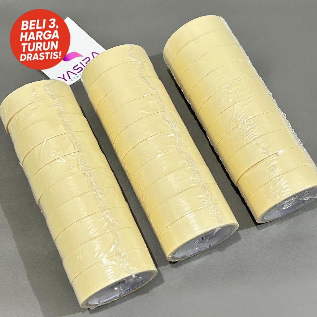 

SATU SLOP 10 PCS Isolasi Kertas Kecil 3/4mm Goldtape