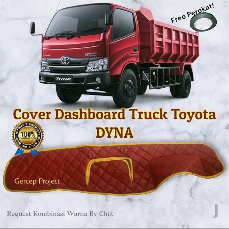 Cover alas dashboard pelindung taplak dasboard mobil truk Toyota Dyna