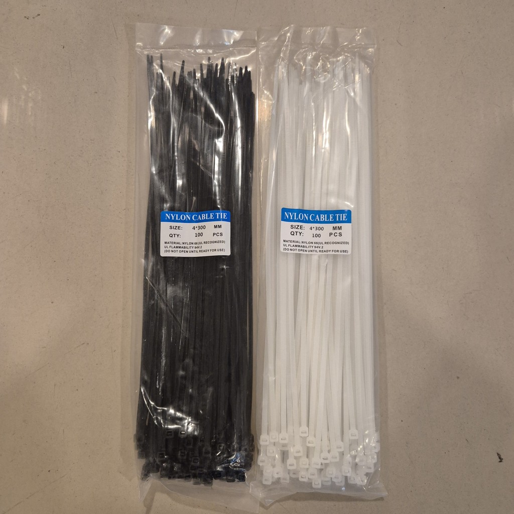 

ASAJAYA Kabel Ties / Insulock / Insulok / Cable Ties 4 x 300mm 30cm 100pcs