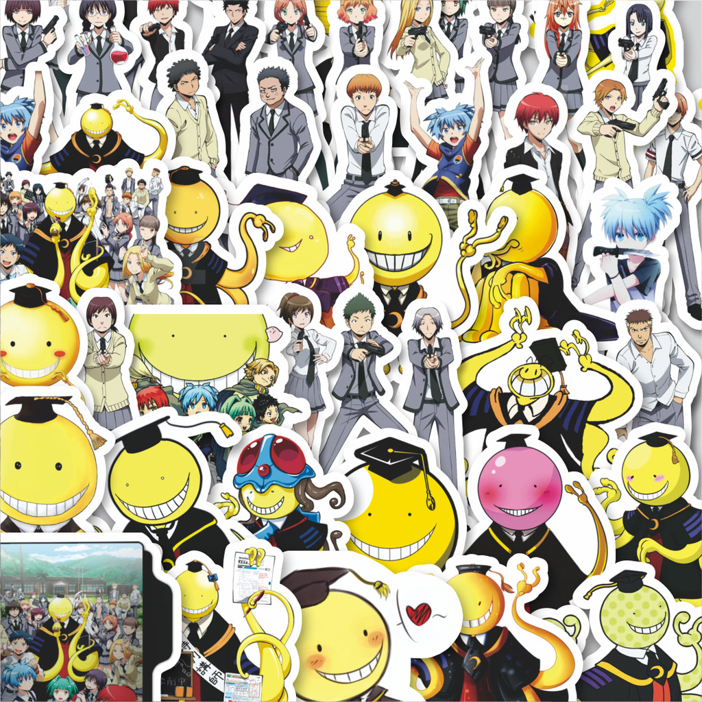 

Stiker Cutting Pack Stiker Anime Series Assasination Classroom Character Mix 1 Isi 100Pcs Series Aesthetic Lucu Keren Untuk Koper Bahan Vynil