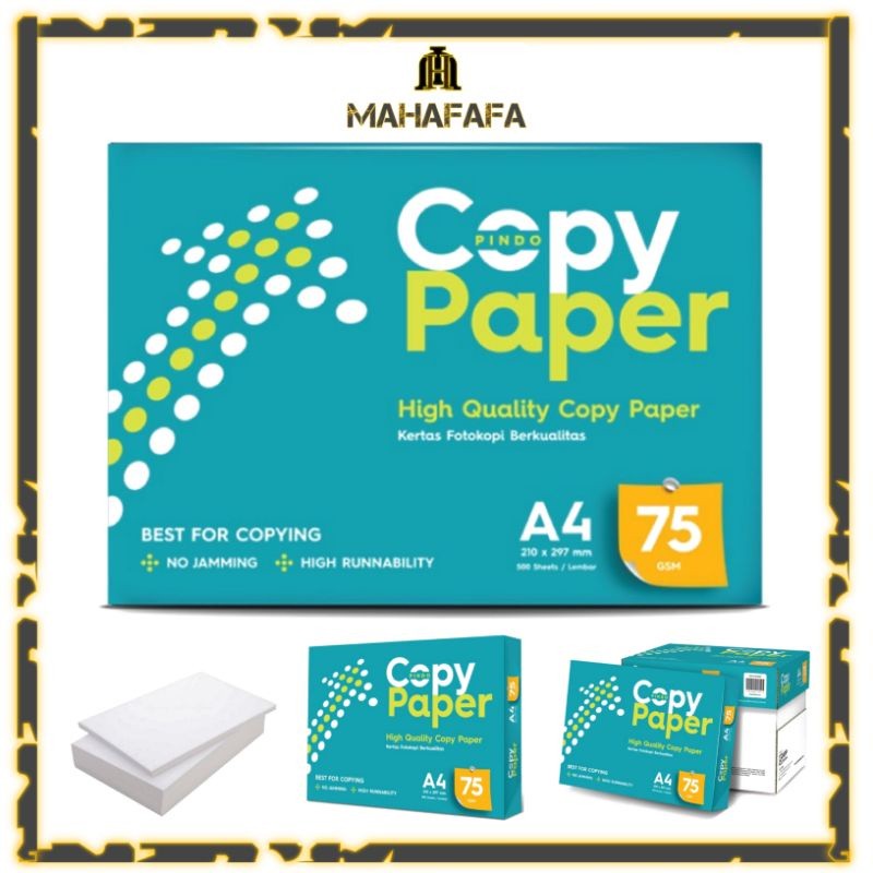 

Kertas A4 75 Gram Copy Paper 300 Lembar