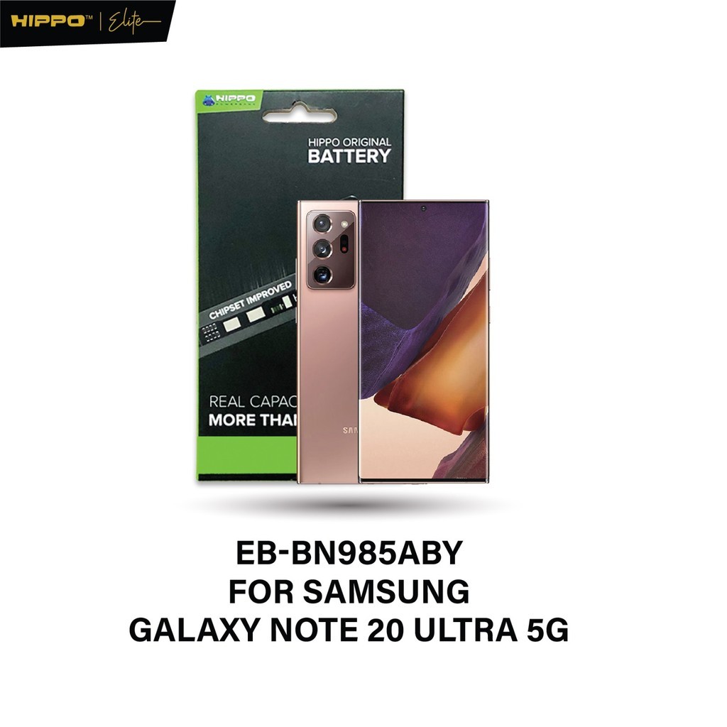 [ HIPPO NOTE 20 ULTRA ]- Hippo Baterai SAMSUNG N985 GALAXY NOTE 20 ULTRA 5G 4500mAh Battery Batere B