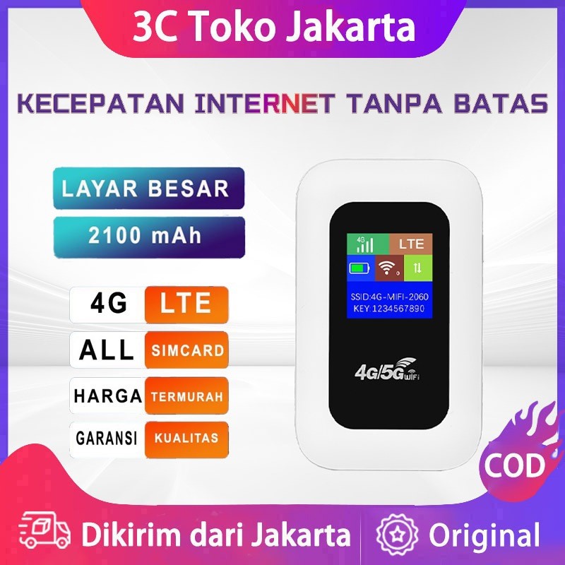 Mifi Modem Wifi 4G JMR591 UNLOCK ALL Operator Free