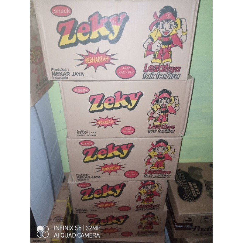 

Chiki Zeky Berhadiah 1 Dus Isi 40 Bungkus