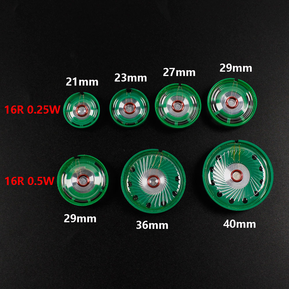 2 piece 16 Ohm 0.25W 0.5W External Magnetic Doorbell Toy Speaker 16R 16 Ohm Diameter 21mm 23mm 27mm 