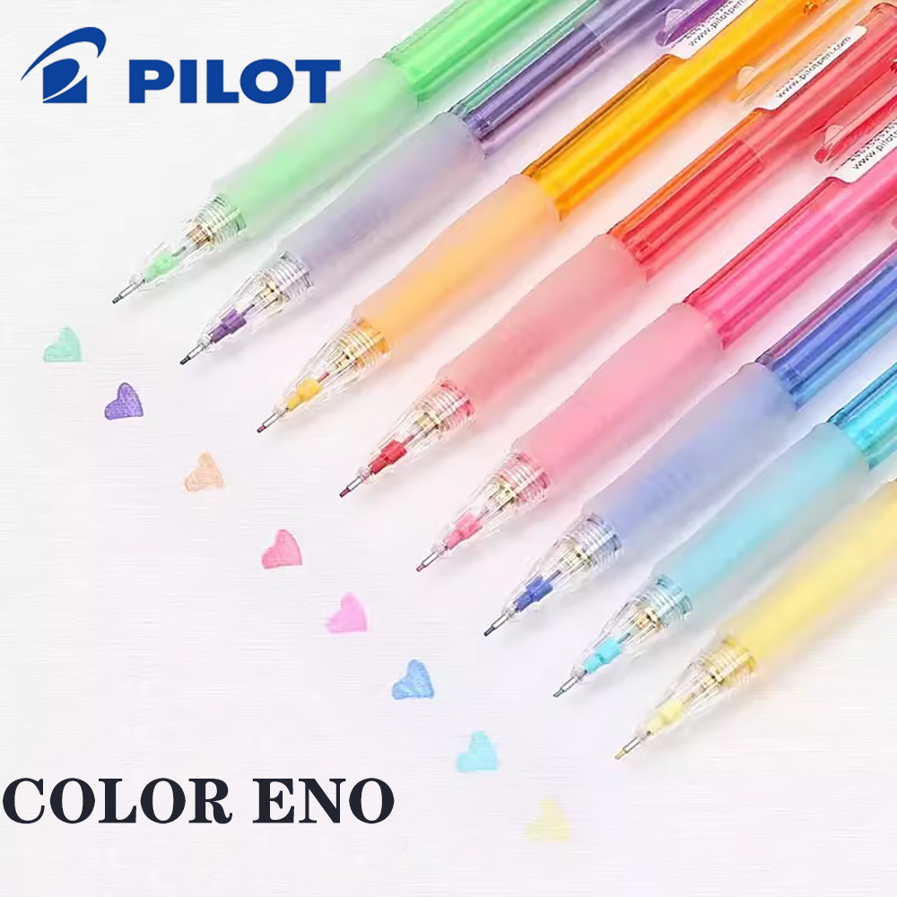 

1Set PILOT COLOR ENO Mechanical Pencil HCR-197 Erasing 0.7mm Student Drawing Pencil Sketch Comics Cute School Supplies