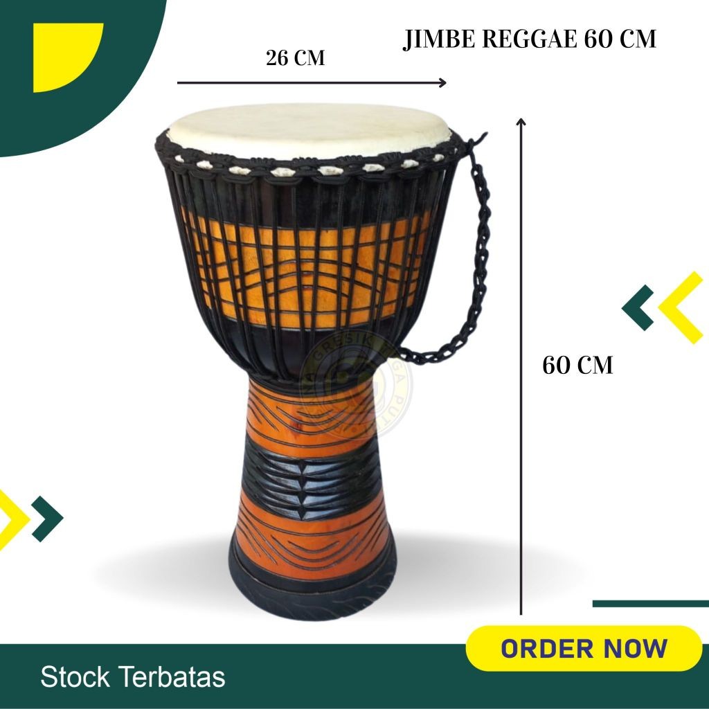 Jimbe Besar Ukuran 60 Cm Alat Musik Tradisional