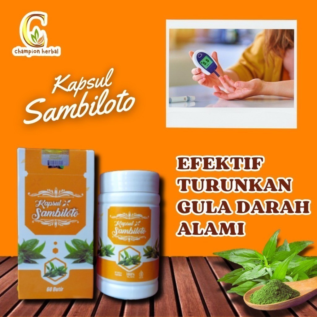 Kapsul Sambiloto Original Halal BPOM Bubuk Ekstrak | Sambiloto Kapsul isi 60kpsl MCI By Ragil Online