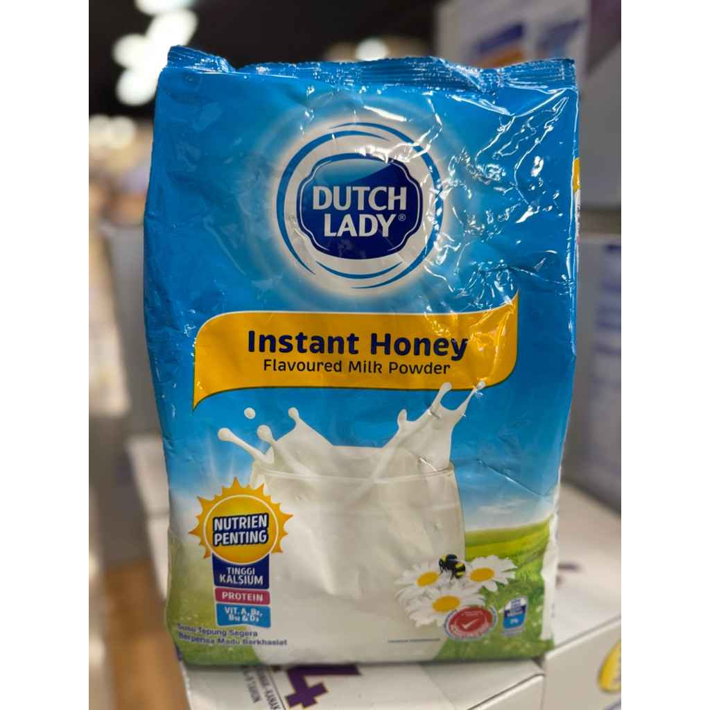 

susu nutrisi penting dutch lady instant honey 900gr & 600gr / full cream / instant plain