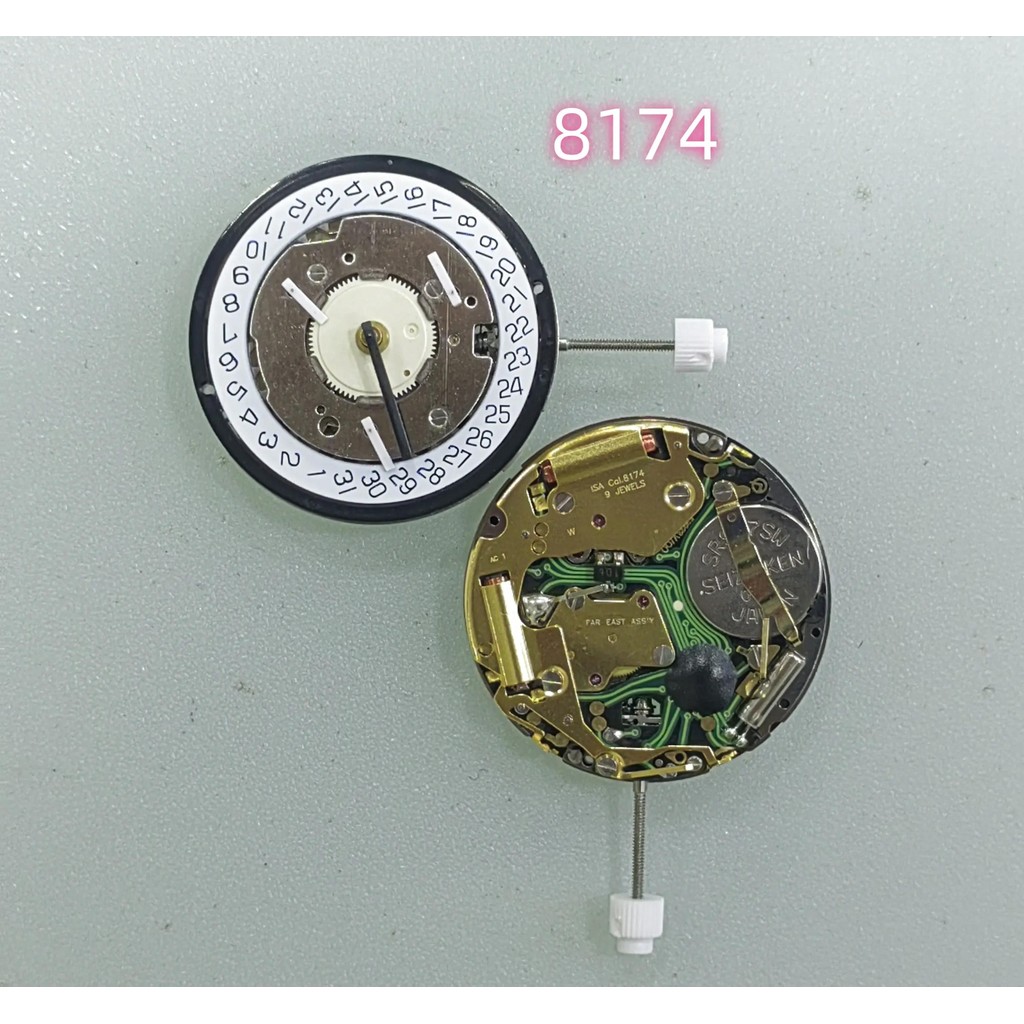 Swiss   al genuine ISA 8174 movement 8174 six-pin gold ma  ine wat   accessories