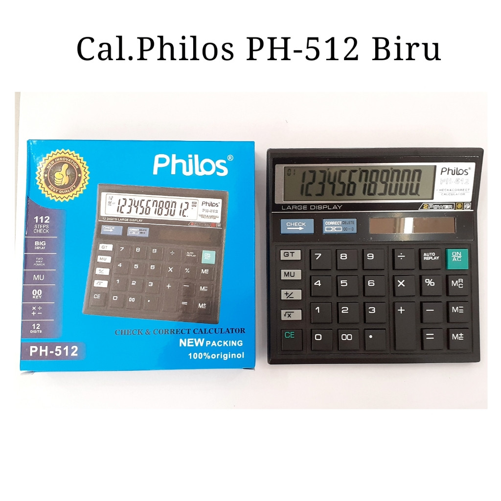 

[SDW] pekanbaru/CALKULATOR PHILOS 12 DIGIT MURAH