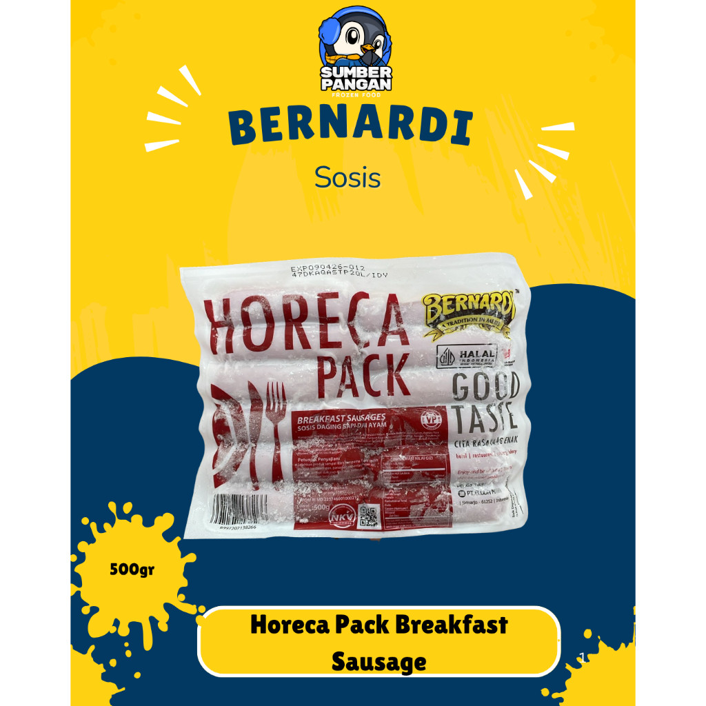 

Bernardi Horeca Pack Sosis Breakfast Sausage 500gr
