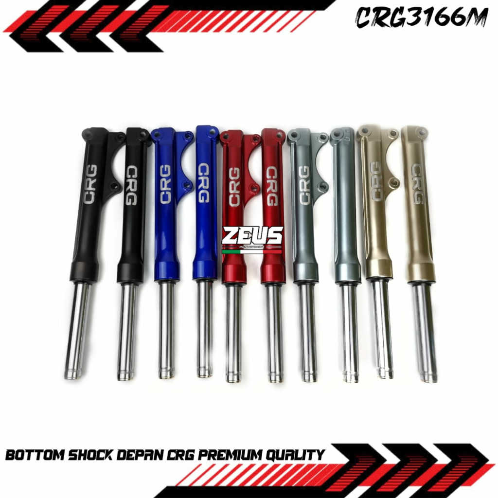SHOCK DEPAN KOMPLIT CRG 3116 SHOCK BREAKER DEPAN CRG MODEL STANDAR SHOCK MIO SMILE MIO SOUL MIO SPOR