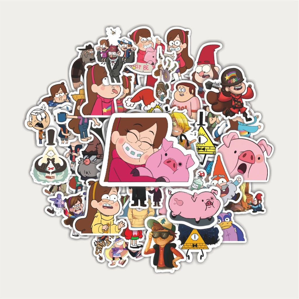 

Sticker Pack Stiker Kartun Series Gravity Falls Karakter Mix 5 | Sticker TUMBLR | Stiker LAPTOP KOPER HELM