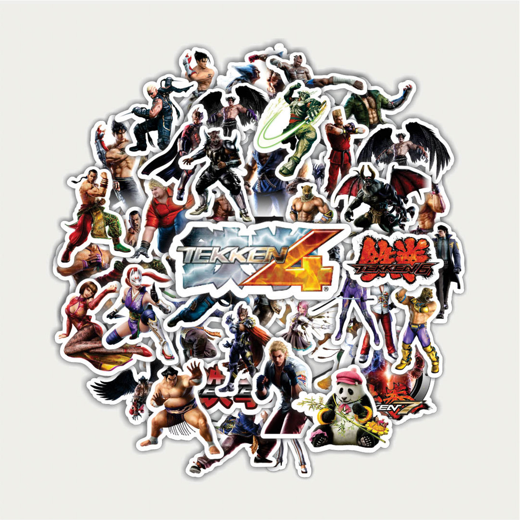 

Sticker Pack Stiker Game Series Tekken Character Mix 1 | Sticker TUMBLR | Stiker LAPTOP KOPER HELM