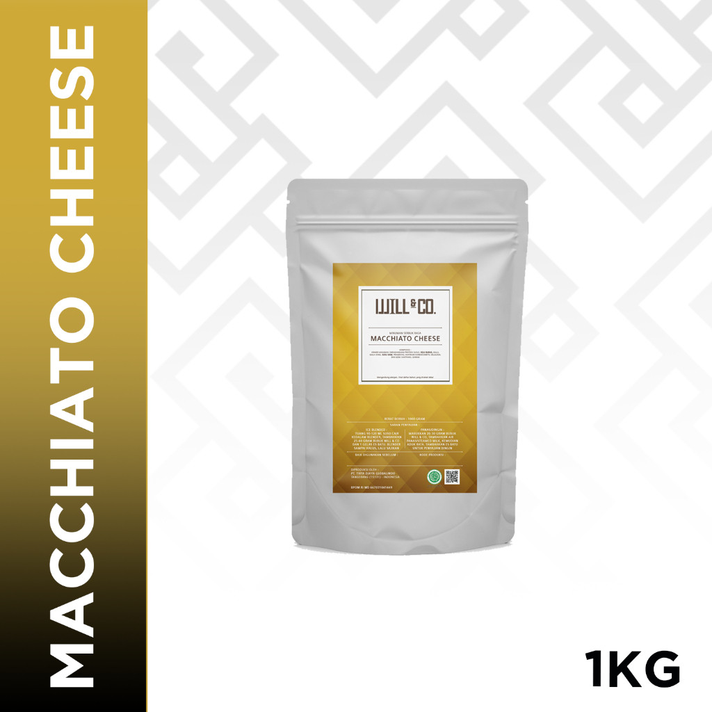

Bubuk Minuman Macchiato Cheese Powder Premium Will&Co 1Kg