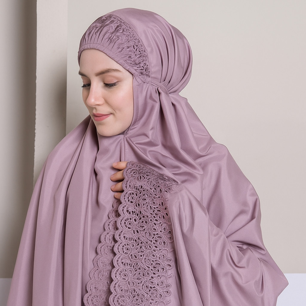 Mukenah Khadijah Premium Mukenah Jumbo Mukenah Dewasa Perlengkapan Sholat