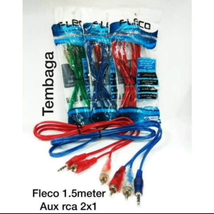 SERBA COD Kabel audio speaker aux RCA 2 in 1 ORIGINAL