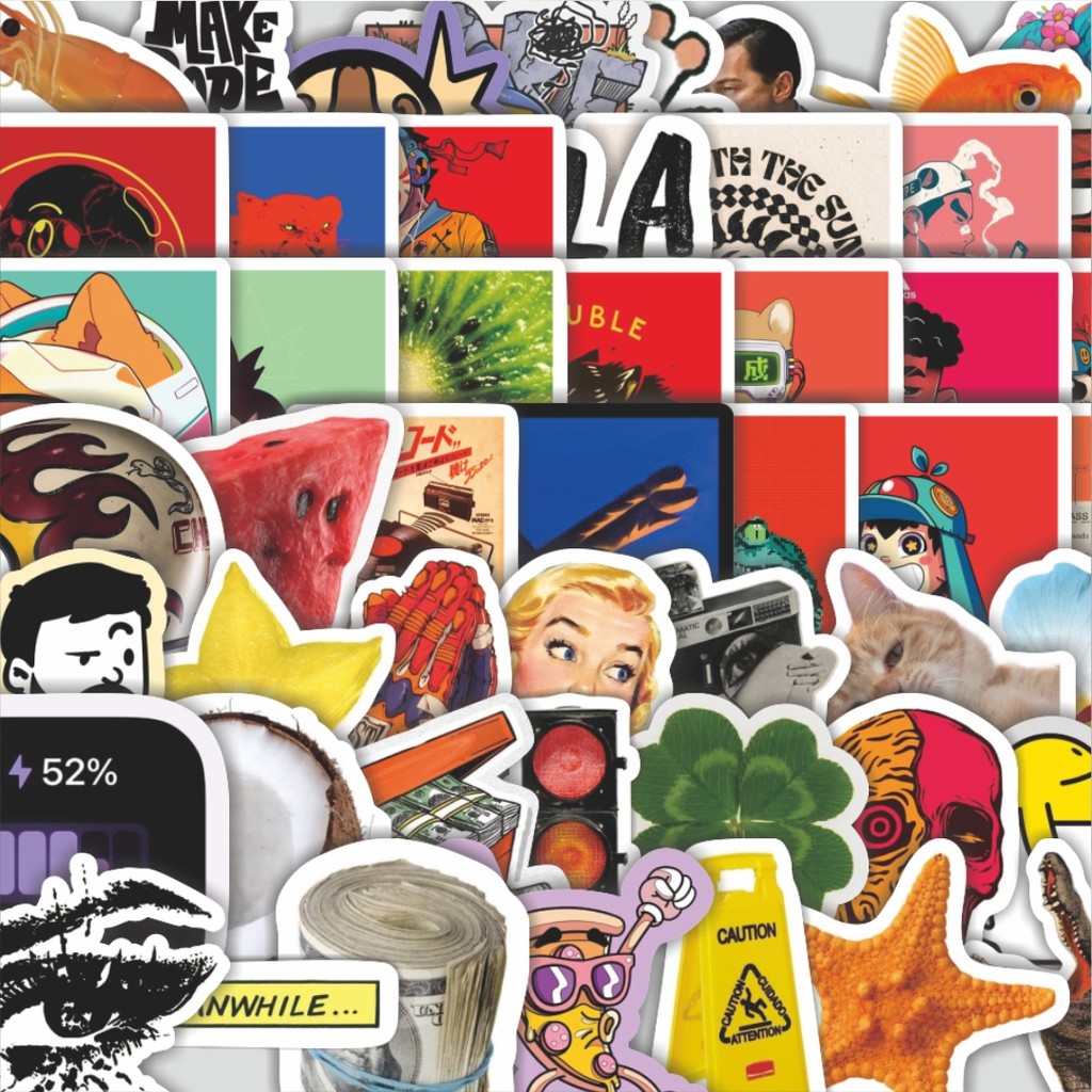 

Stiker Cutting Pack Stiker Random V9 Isi 100Pcs Series Aesthetic Lucu Keren Untuk Koper Bahan Vynil