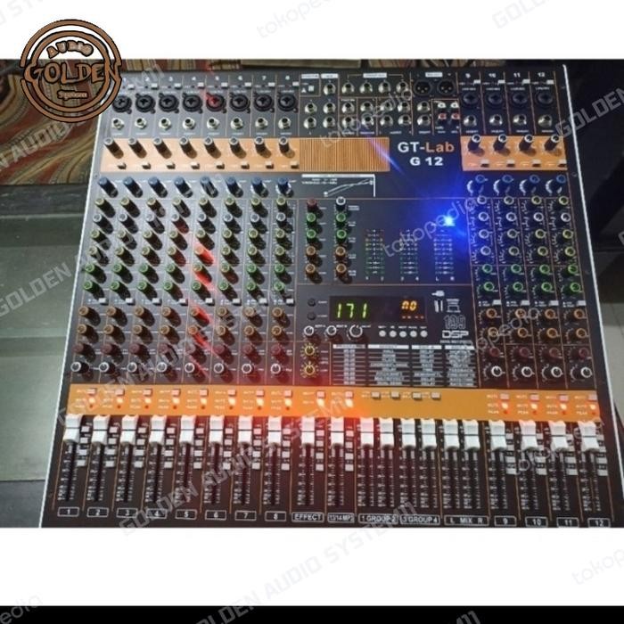 MIXER AUDIO GT LAB G12 / G12  12 CHANNEL RDW ORIGINAL