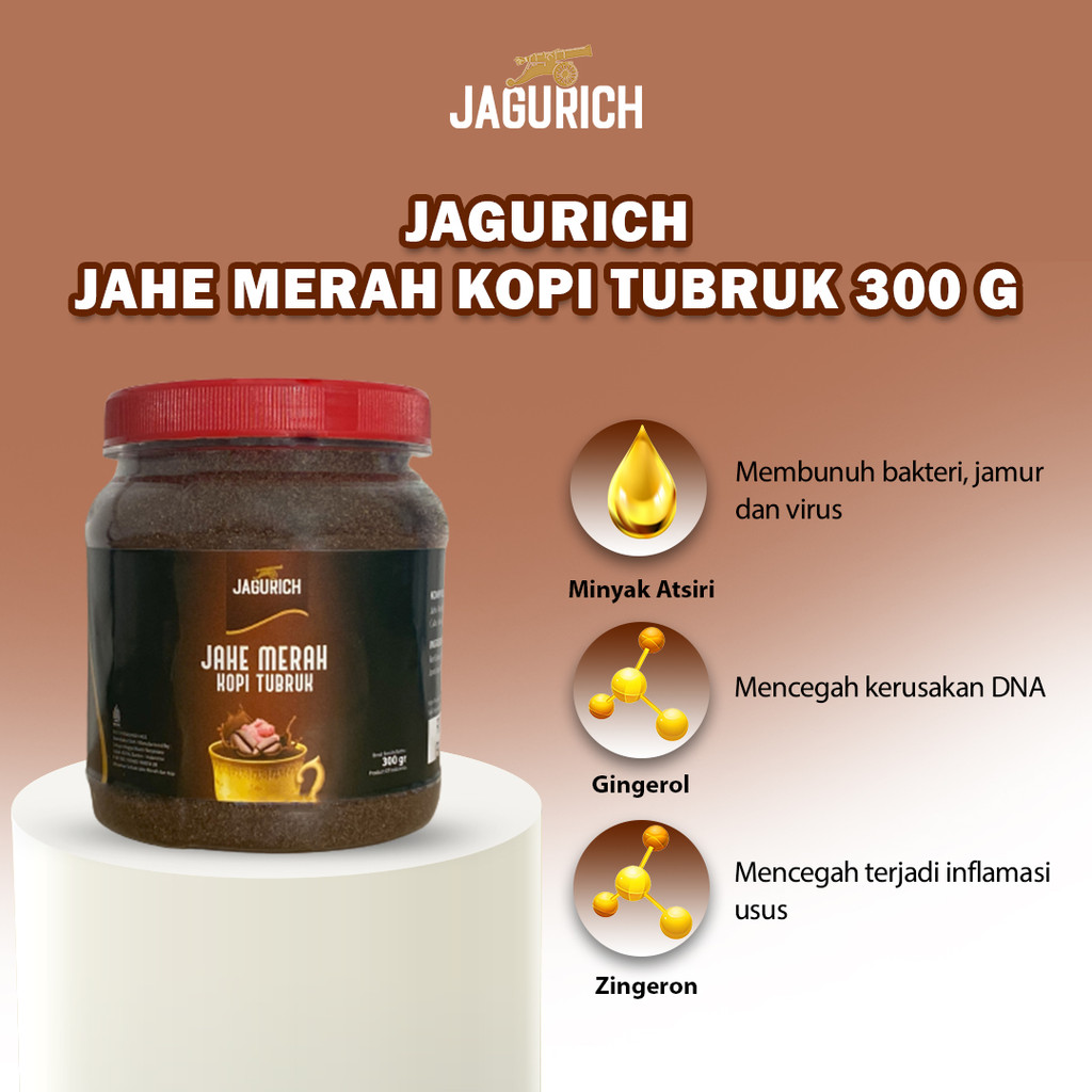 

Jagurich Jahe Merah Kopi Tubruk 300 Gr