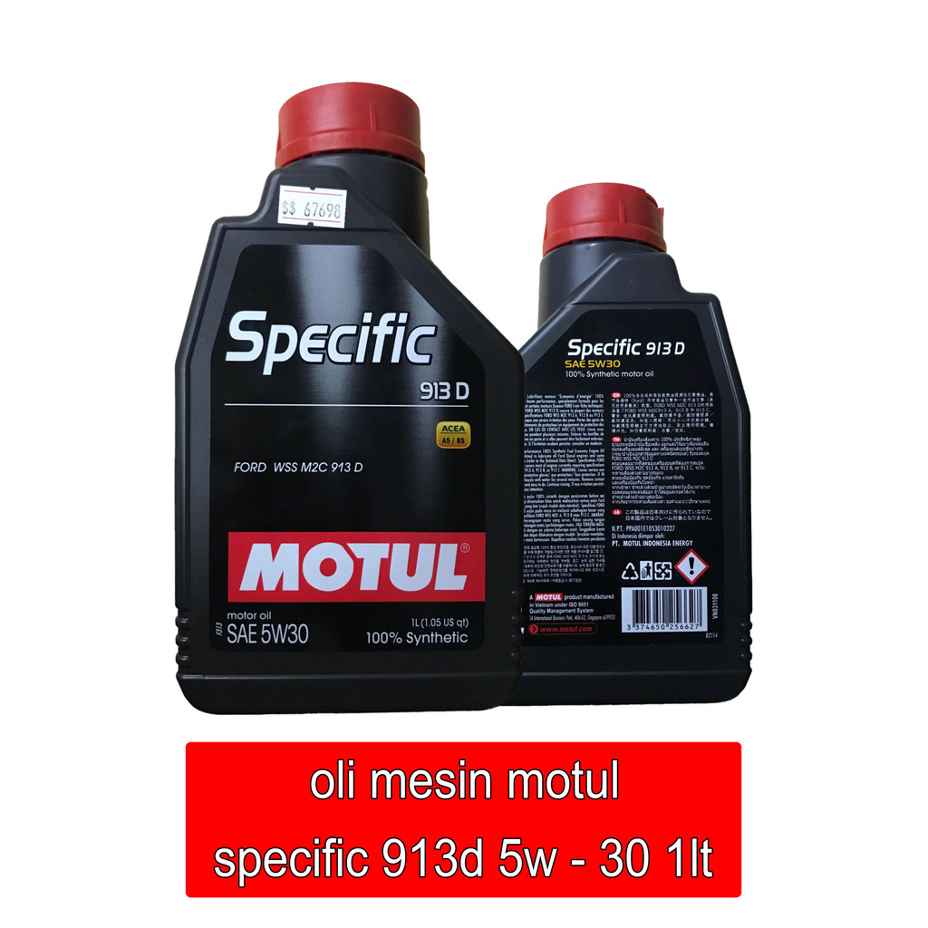 oli mesin motul specific 913d 5w-30 5w30 - 67698 -