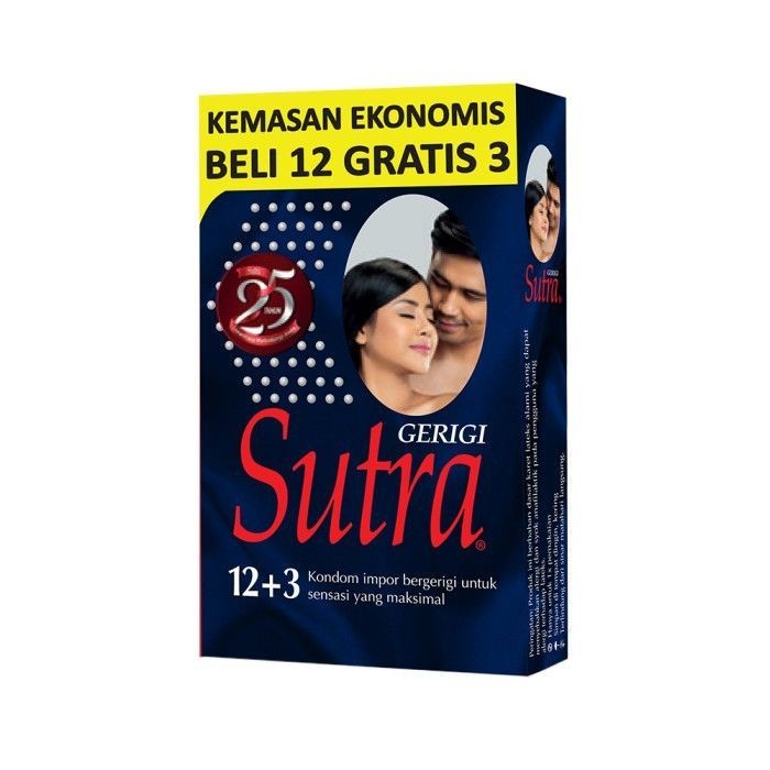 sarung tangan & sahmpo get get Sutra Kondom Sutra Gerigi isi 12 dan + 3 Pcs dan Bonus  - Kondom deng