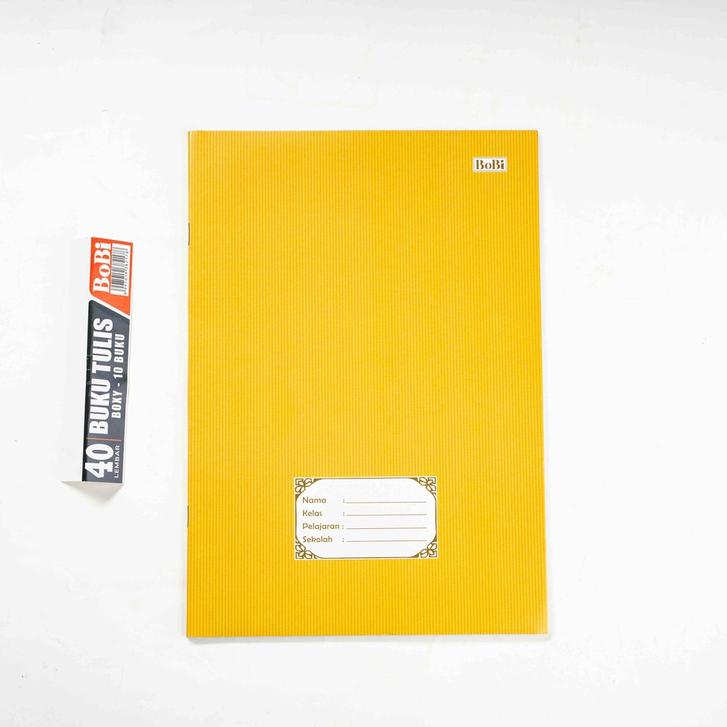 

Buku Tulis Bobi isi 40Lbr Boxy Motif Kraft @ 10 Pcs