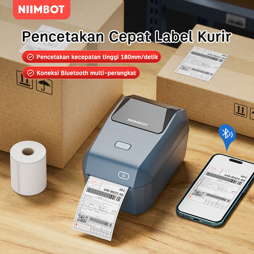

NIIMBOT K3 Printer Label Barcode Kecepatan Tinggi, Cocok untuk Pelabelan di Pabrik, Makanan, Toko, dan Kantor