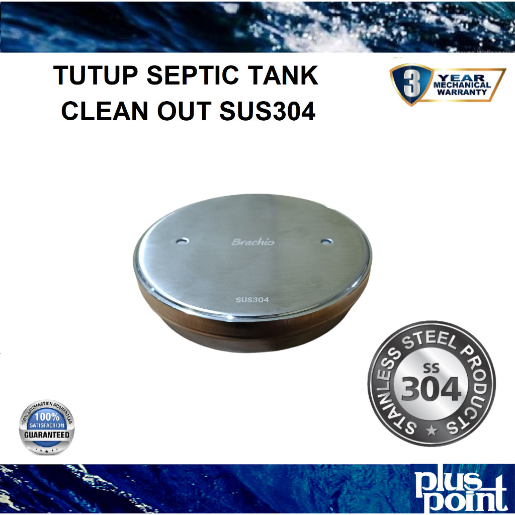 Clean Out 4 Inch Stainless 304 Brachio CO-B304-4