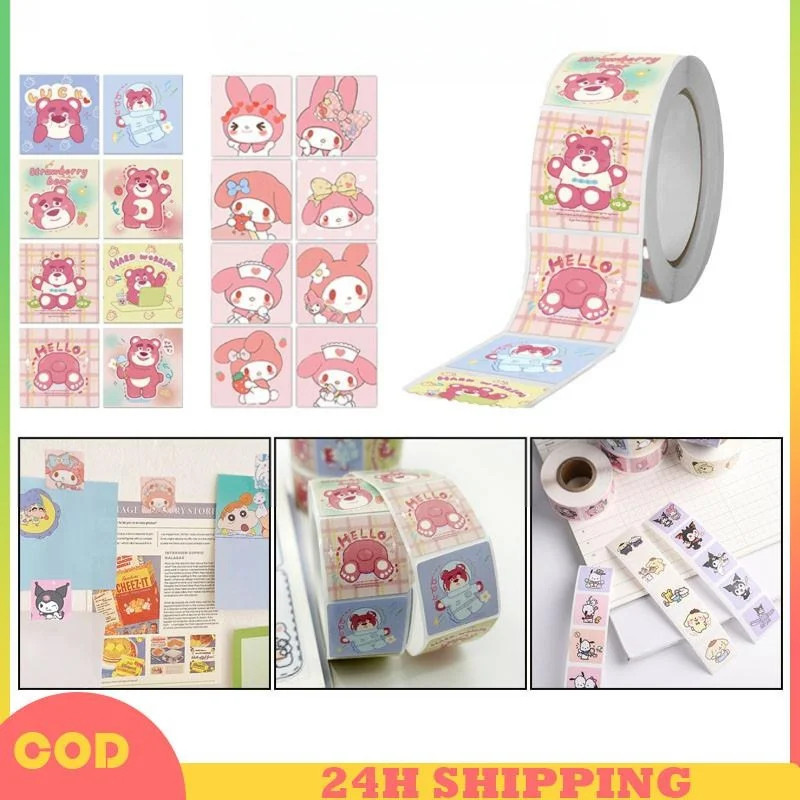 

1 Roll Sanrio Panjang Waterproof Sticker Decal Buat Motor Helm Buku Journal Stiker
