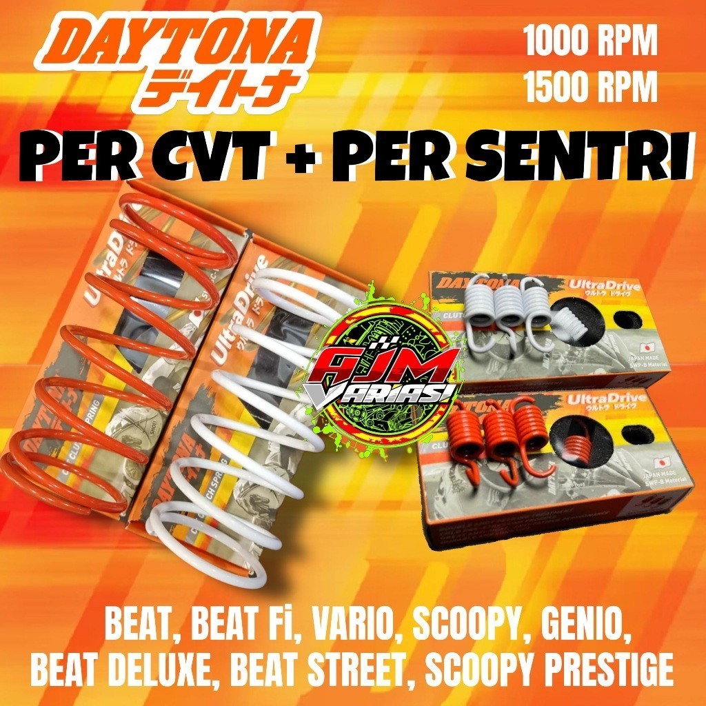 Per CVT Daytona 1000RPM 10% Beat - Scoopy FI ESP Genio Per CVT Original Daytona Racing Scoopy 2021