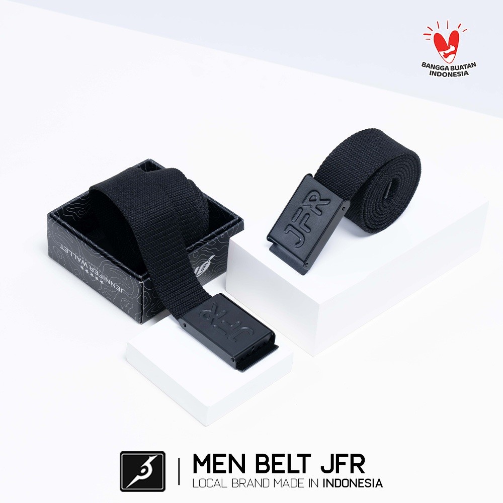 JFR Ikat Pinggang Pria Kulit Asli Model Sabuk Gesper Formal Casual Kantor Kerja Fashion JBELT02