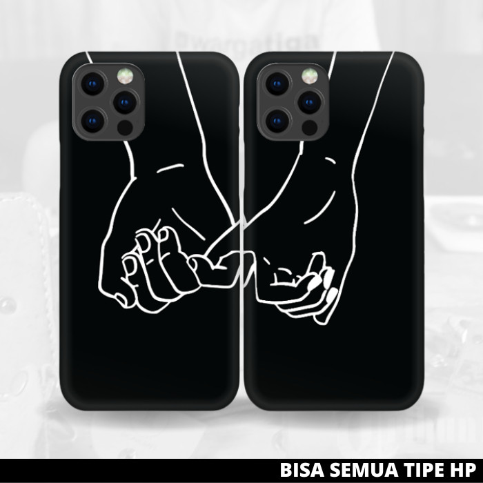 BOSCASING - Premium Casing Case Couple Tangan Simple Aesthetic All Type Iphone Samsung Realme Oppo V