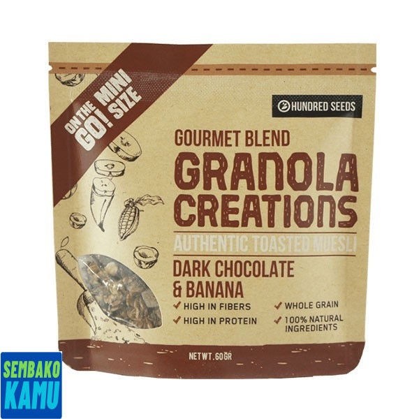 

granola Ceations Dark Chocolate & Banana 60 gr