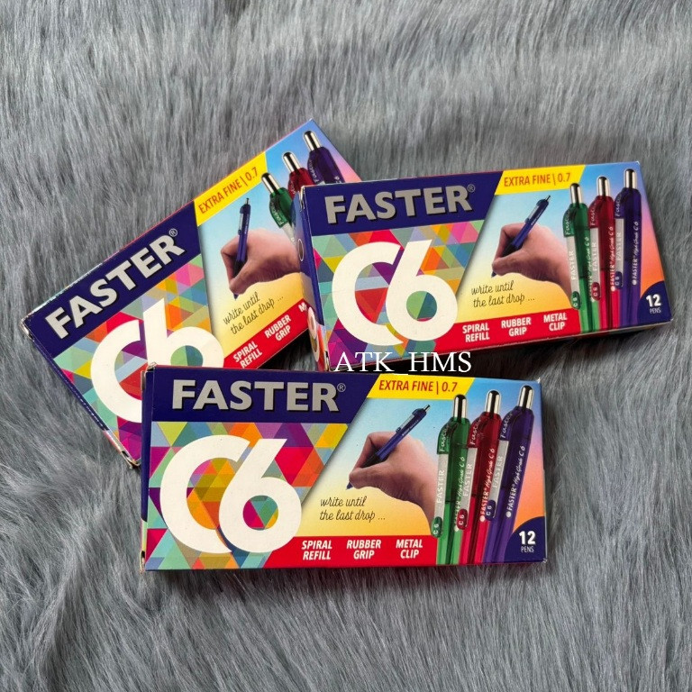 

[Per 12] Pulpen / Bolpen / Bolpoin / Balpoint Faster C6