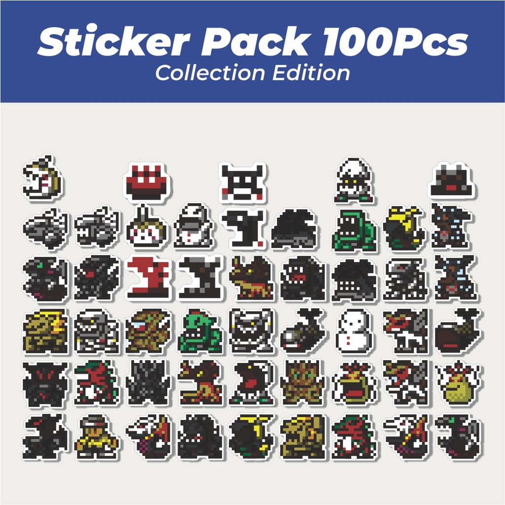 

Hot Stiker Pixel Digimon V36 Lucu Anti Air Stikers Berperekat Waterproof Sticker Decal Buat Motor Helm Buku Journal Koper Casing HP Laptop Botol Minum