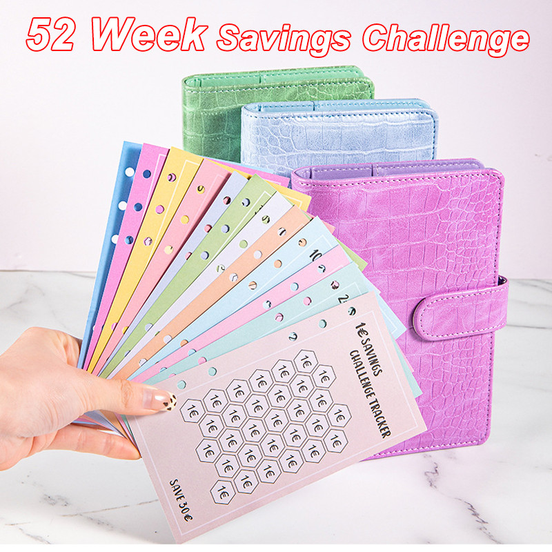 

A6 100 Envelopes Eave Money, 52 Weeks Save Challenge, 30 Days Save, Euros USD Cash Envelopes Budget Planner Easy To Save