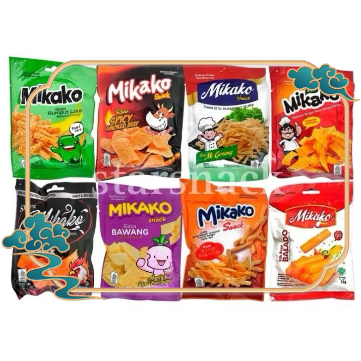 

Mikako snack keripik semua rasa @18g