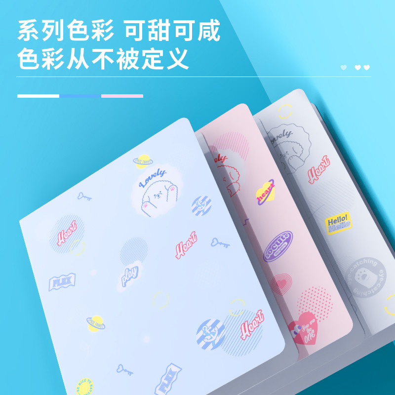 

Deli | School Display Book (Clear Holder) Lovely Cat | A4 | 60 Pockets | 72495