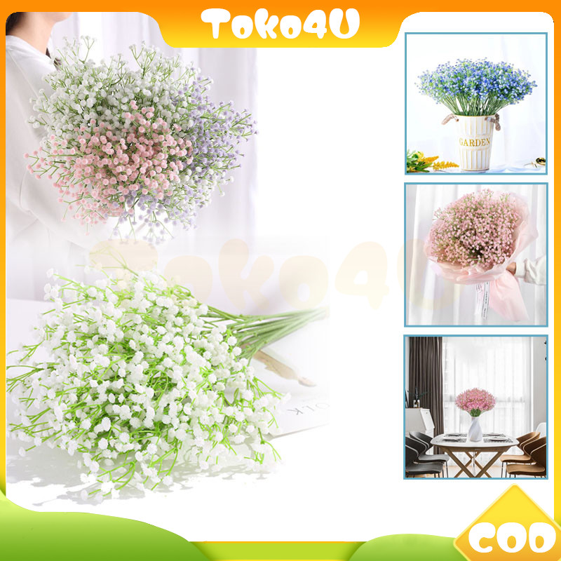 baby breath imitasi/bunga aksesoris artificial dekorasi baby breath/baby breath bunga artificial /