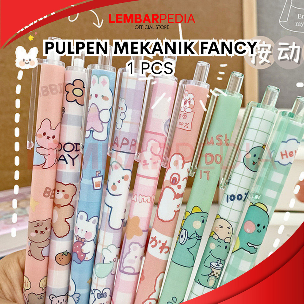 

PULPEN GEL | CETEK MEKANIK | MOTIF RANDOM KARAKTER FANCY SATUAN