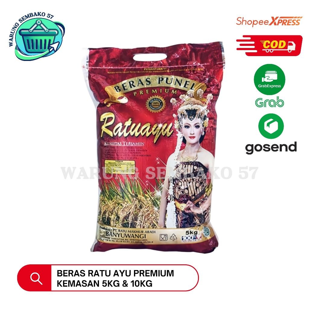 

Beras Ratu Ayu Premium Kemasan 5kg & 10kg