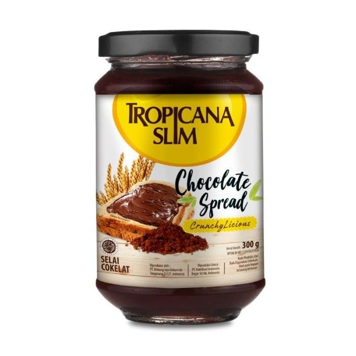 

Tropicana Slim Crunchy Chocolate Spread Selai Coklat 300gr