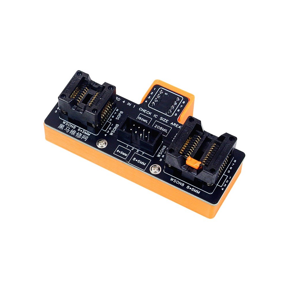 SOP8/WSON8/QDFN8 programmer adapter for CH341/RT809H/RT809F/TL886 series  programmer connector